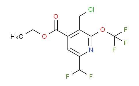 AM142878 | 1805247-08-8 | Ethyl 3-(chloromethyl)-6-(difluoromethyl)-2-(trifluoromethoxy)pyridine-4-carboxylate
