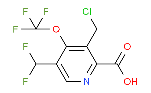 AM142886 | 1805189-63-2 | 3-(Chloromethyl)-5-(difluoromethyl)-4-(trifluoromethoxy)pyridine-2-carboxylic acid