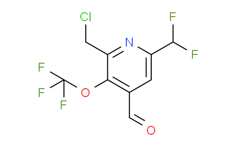AM142887 | 1806778-17-5 | 2-(Chloromethyl)-6-(difluoromethyl)-3-(trifluoromethoxy)pyridine-4-carboxaldehyde