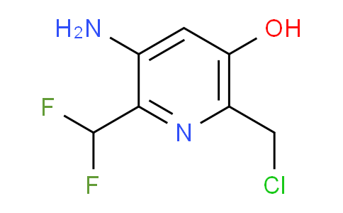 3-Amino-6-(chloromethyl)-2-(difluoromethyl)-5-hydroxypyridine