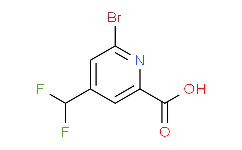 AM142895 | 1805296-98-3 | 2-Bromo-4-(difluoromethyl)pyridine-6-carboxylic acid