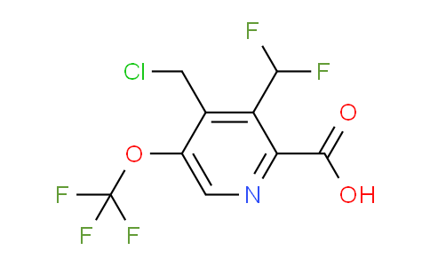 AM142896 | 1806769-16-3 | 4-(Chloromethyl)-3-(difluoromethyl)-5-(trifluoromethoxy)pyridine-2-carboxylic acid