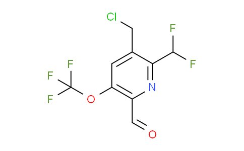 AM142897 | 1806778-32-4 | 3-(Chloromethyl)-2-(difluoromethyl)-5-(trifluoromethoxy)pyridine-6-carboxaldehyde