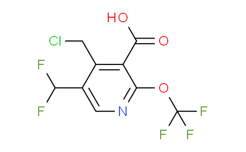 AM142898 | 1805954-17-9 | 4-(Chloromethyl)-5-(difluoromethyl)-2-(trifluoromethoxy)pyridine-3-carboxylic acid