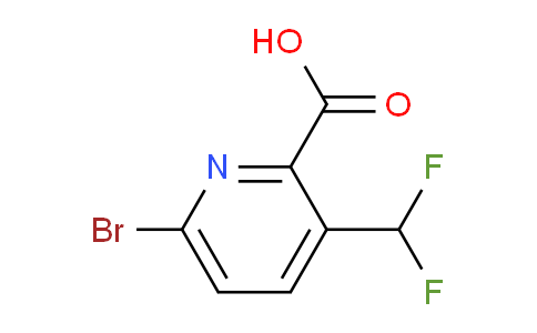 AM142901 | 1806765-40-1 | 6-Bromo-3-(difluoromethyl)pyridine-2-carboxylic acid