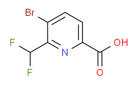 AM142903 | 1804752-37-1 | 3-Bromo-2-(difluoromethyl)pyridine-6-carboxylic acid