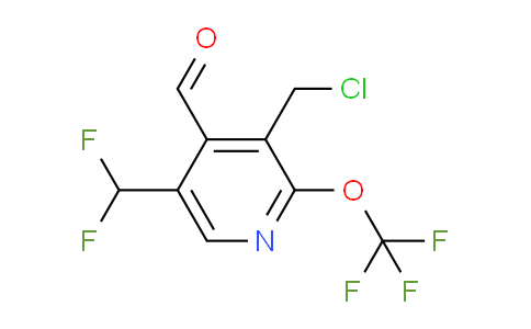 AM142907 | 1806778-48-2 | 3-(Chloromethyl)-5-(difluoromethyl)-2-(trifluoromethoxy)pyridine-4-carboxaldehyde