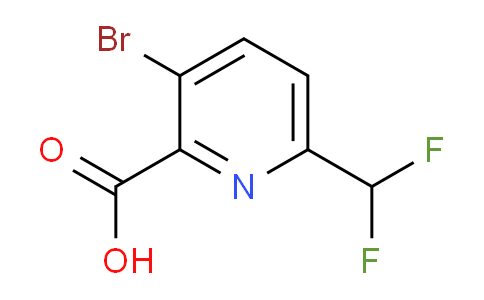 AM142913 | 1804946-30-2 | 3-Bromo-6-(difluoromethyl)pyridine-2-carboxylic acid