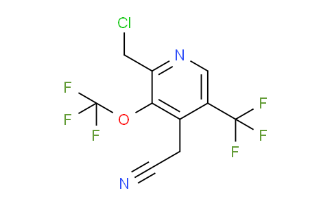 AM142914 | 1805184-59-1 | 2-(Chloromethyl)-3-(trifluoromethoxy)-5-(trifluoromethyl)pyridine-4-acetonitrile