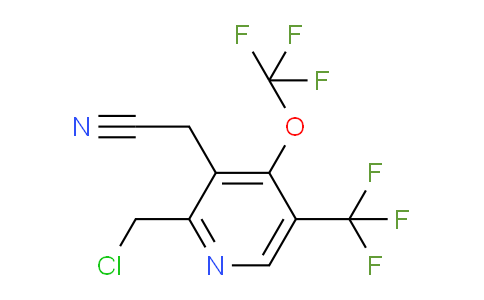 AM142920 | 1805306-76-6 | 2-(Chloromethyl)-4-(trifluoromethoxy)-5-(trifluoromethyl)pyridine-3-acetonitrile