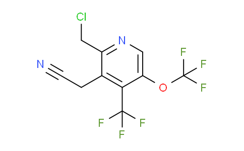 AM142925 | 1805184-66-0 | 2-(Chloromethyl)-5-(trifluoromethoxy)-4-(trifluoromethyl)pyridine-3-acetonitrile