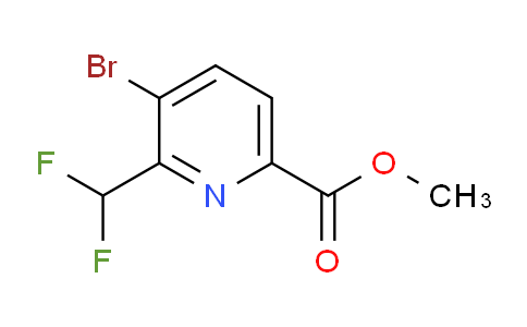 AM142927 | 1805297-49-7 | Methyl 3-bromo-2-(difluoromethyl)pyridine-6-carboxylate