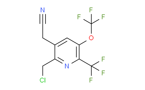 AM142928 | 1805280-00-5 | 2-(Chloromethyl)-5-(trifluoromethoxy)-6-(trifluoromethyl)pyridine-3-acetonitrile