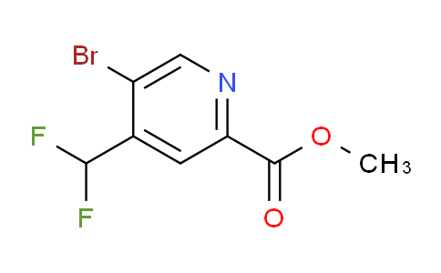 AM142929 | 1805031-15-5 | Methyl 5-bromo-4-(difluoromethyl)pyridine-2-carboxylate