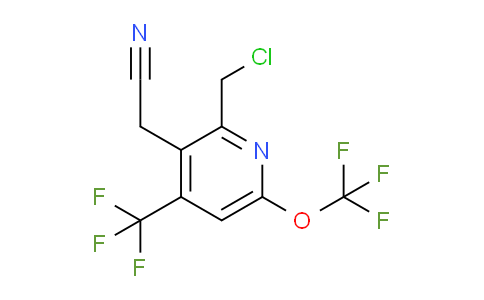 AM142935 | 1805306-87-9 | 2-(Chloromethyl)-6-(trifluoromethoxy)-4-(trifluoromethyl)pyridine-3-acetonitrile