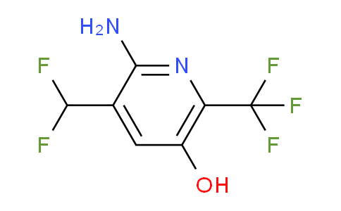 2-Amino-3-(difluoromethyl)-5-hydroxy-6-(trifluoromethyl)pyridine