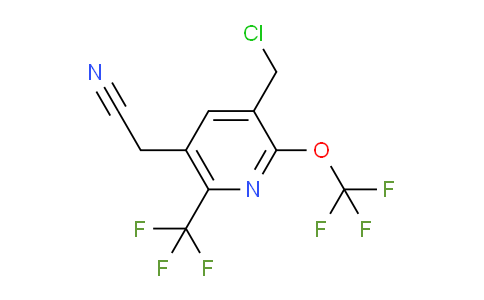 AM142943 | 1805280-12-9 | 3-(Chloromethyl)-2-(trifluoromethoxy)-6-(trifluoromethyl)pyridine-5-acetonitrile