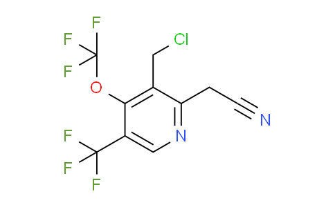 AM142947 | 1805307-06-5 | 3-(Chloromethyl)-4-(trifluoromethoxy)-5-(trifluoromethyl)pyridine-2-acetonitrile