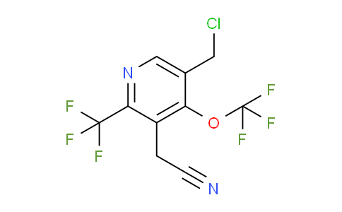 AM142948 | 1806775-66-5 | 5-(Chloromethyl)-4-(trifluoromethoxy)-2-(trifluoromethyl)pyridine-3-acetonitrile
