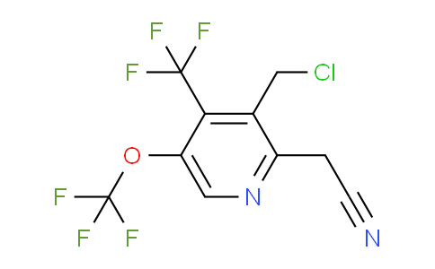 AM142950 | 1804628-92-9 | 3-(Chloromethyl)-5-(trifluoromethoxy)-4-(trifluoromethyl)pyridine-2-acetonitrile