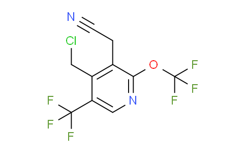 AM142952 | 1804629-02-4 | 4-(Chloromethyl)-2-(trifluoromethoxy)-5-(trifluoromethyl)pyridine-3-acetonitrile