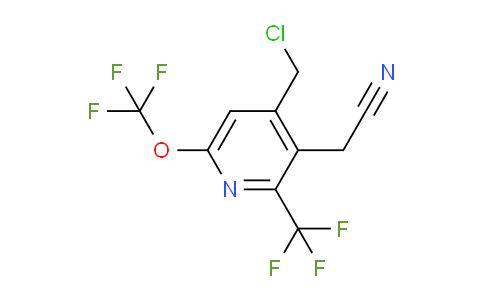 AM142956 | 1806764-13-5 | 4-(Chloromethyl)-6-(trifluoromethoxy)-2-(trifluoromethyl)pyridine-3-acetonitrile
