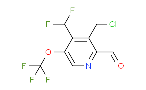 AM142957 | 1806778-41-5 | 3-(Chloromethyl)-4-(difluoromethyl)-5-(trifluoromethoxy)pyridine-2-carboxaldehyde