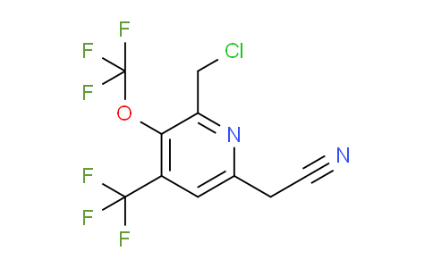 AM142960 | 1805942-10-2 | 2-(Chloromethyl)-3-(trifluoromethoxy)-4-(trifluoromethyl)pyridine-6-acetonitrile