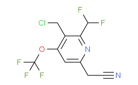 AM142963 | 1806769-04-9 | 3-(Chloromethyl)-2-(difluoromethyl)-4-(trifluoromethoxy)pyridine-6-acetonitrile