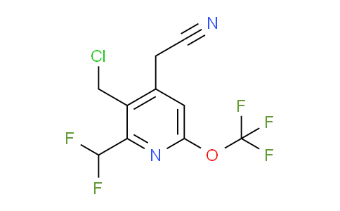 AM142965 | 1805153-08-5 | 3-(Chloromethyl)-2-(difluoromethyl)-6-(trifluoromethoxy)pyridine-4-acetonitrile