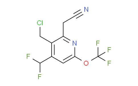 AM142968 | 1805949-93-2 | 3-(Chloromethyl)-4-(difluoromethyl)-6-(trifluoromethoxy)pyridine-2-acetonitrile