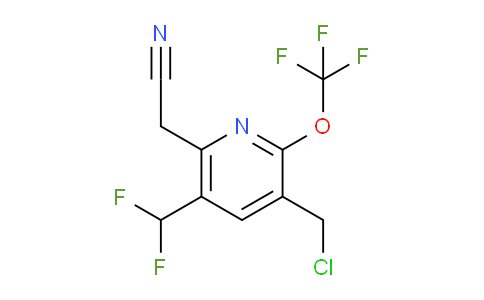 AM142969 | 1804750-96-6 | 3-(Chloromethyl)-5-(difluoromethyl)-2-(trifluoromethoxy)pyridine-6-acetonitrile