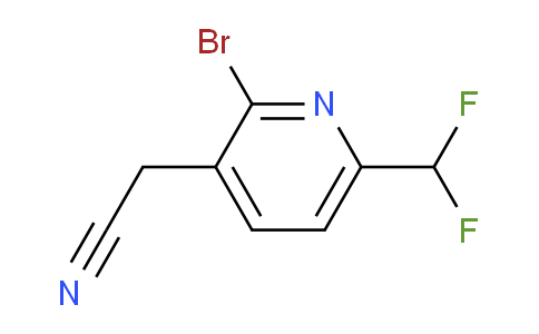 2-Bromo-6-(difluoromethyl)pyridine-3-acetonitrile