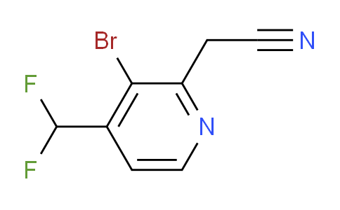 AM142979 | 1806781-62-3 | 3-Bromo-4-(difluoromethyl)pyridine-2-acetonitrile