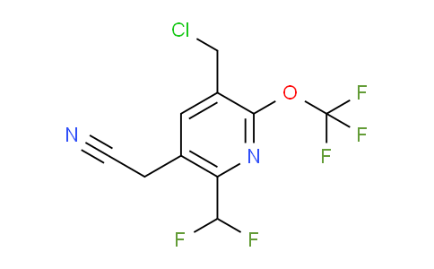 AM142986 | 1804751-18-5 | 3-(Chloromethyl)-6-(difluoromethyl)-2-(trifluoromethoxy)pyridine-5-acetonitrile