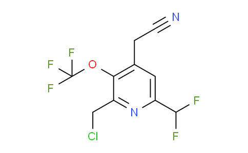 AM142991 | 1805152-90-2 | 2-(Chloromethyl)-6-(difluoromethyl)-3-(trifluoromethoxy)pyridine-4-acetonitrile