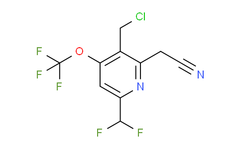 AM142993 | 1804656-32-3 | 3-(Chloromethyl)-6-(difluoromethyl)-4-(trifluoromethoxy)pyridine-2-acetonitrile