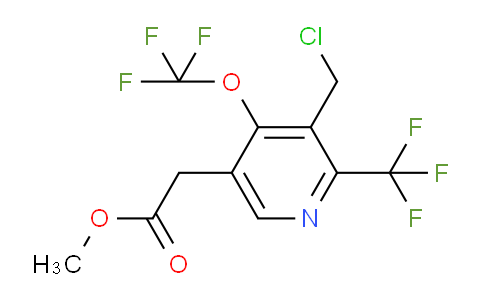 AM142995 | 1805244-52-3 | Methyl 3-(chloromethyl)-4-(trifluoromethoxy)-2-(trifluoromethyl)pyridine-5-acetate