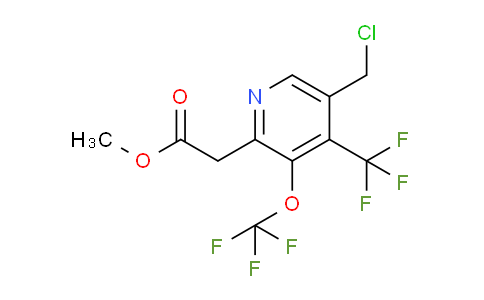 AM142998 | 1806758-23-5 | Methyl 5-(chloromethyl)-3-(trifluoromethoxy)-4-(trifluoromethyl)pyridine-2-acetate