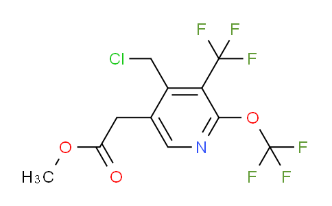 AM143002 | 1804653-27-7 | Methyl 4-(chloromethyl)-2-(trifluoromethoxy)-3-(trifluoromethyl)pyridine-5-acetate