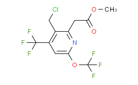 AM143011 | 1806758-46-2 | Methyl 3-(chloromethyl)-6-(trifluoromethoxy)-4-(trifluoromethyl)pyridine-2-acetate