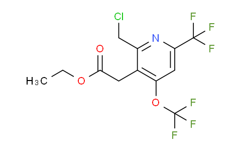AM143013 | 1805244-72-7 | Ethyl 2-(chloromethyl)-4-(trifluoromethoxy)-6-(trifluoromethyl)pyridine-3-acetate