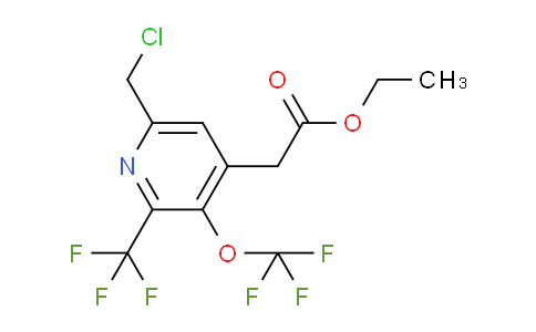 AM143016 | 1806768-56-8 | Ethyl 6-(chloromethyl)-3-(trifluoromethoxy)-2-(trifluoromethyl)pyridine-4-acetate