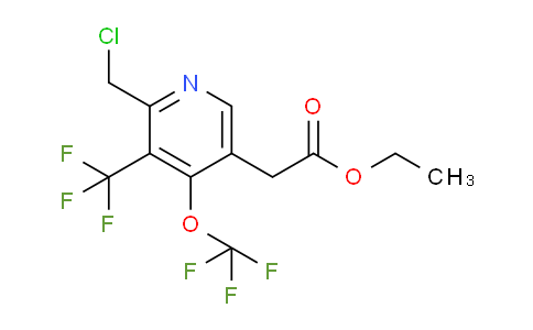 AM143017 | 1806768-46-6 | Ethyl 2-(chloromethyl)-4-(trifluoromethoxy)-3-(trifluoromethyl)pyridine-5-acetate