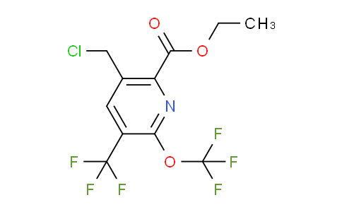 AM143019 | 1805181-33-2 | Ethyl 5-(chloromethyl)-2-(trifluoromethoxy)-3-(trifluoromethyl)pyridine-6-carboxylate
