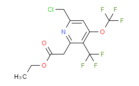 AM143020 | 1806758-52-0 | Ethyl 6-(chloromethyl)-4-(trifluoromethoxy)-3-(trifluoromethyl)pyridine-2-acetate