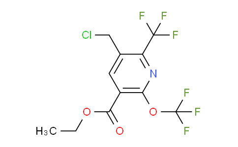 AM143021 | 1804662-06-3 | Ethyl 3-(chloromethyl)-6-(trifluoromethoxy)-2-(trifluoromethyl)pyridine-5-carboxylate