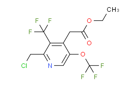 AM143022 | 1805312-65-5 | Ethyl 2-(chloromethyl)-5-(trifluoromethoxy)-3-(trifluoromethyl)pyridine-4-acetate