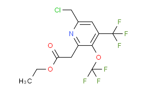 AM143023 | 1804758-69-7 | Ethyl 6-(chloromethyl)-3-(trifluoromethoxy)-4-(trifluoromethyl)pyridine-2-acetate