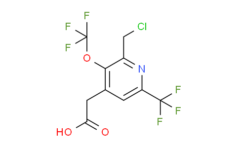 AM143025 | 1805152-49-1 | 2-(Chloromethyl)-3-(trifluoromethoxy)-6-(trifluoromethyl)pyridine-4-acetic acid